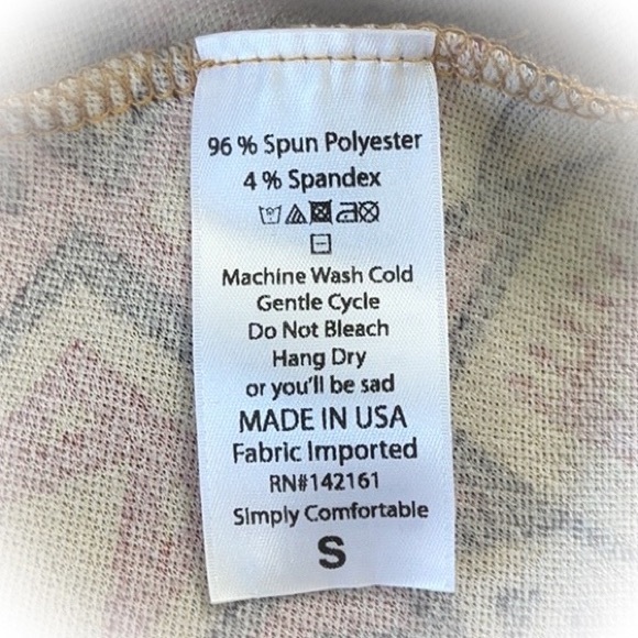 💕NWT Lularoe Nicole Dress Mustard Colored with Fun Star patterns💕 - Picture 9 of 12